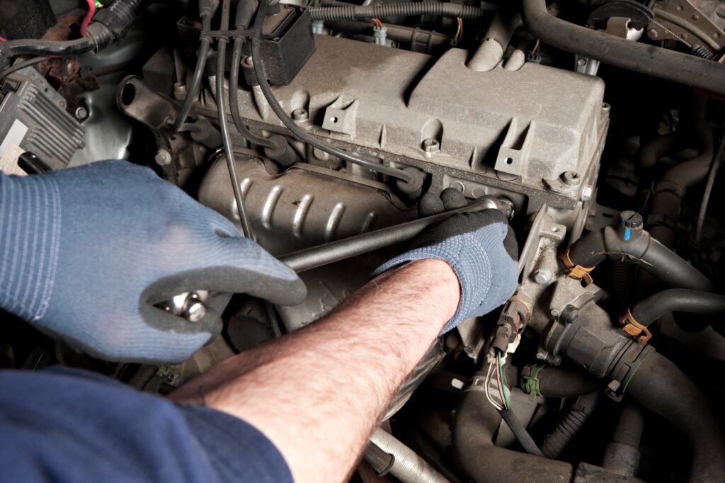 Our team repairs an engine oil leak in Las Vegas, NV