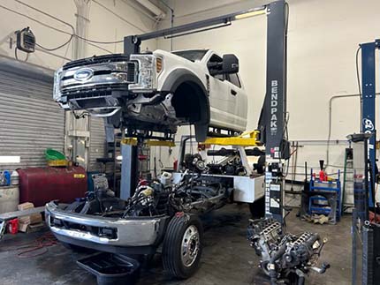 diesel light truck repair at Elite automotive in Las Vegas