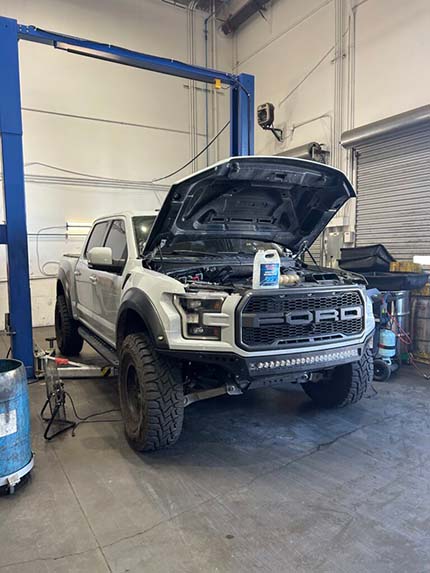 Regular diesel truck service at Elite Automotive in Las Vegas